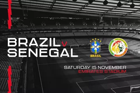  ملعب أرسنال يستضيف ودية البرازيل والسنغال